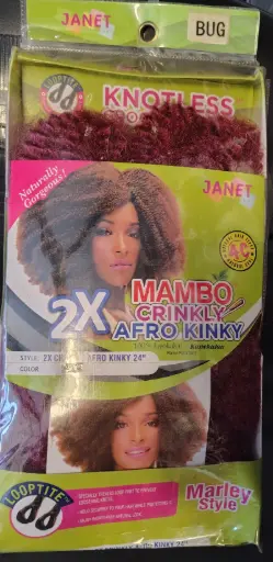 ALLONGE AFRO-MANBO ROJO